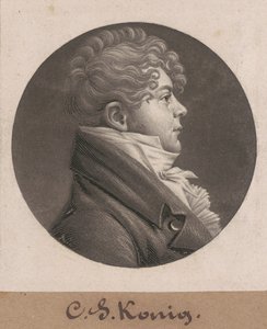 Christian Simon Konig af Charles B. J. Févret de Saint Mémin