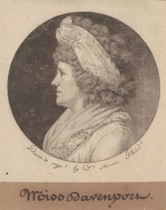 Debby Davenport af Charles B. J. Févret de Saint Mémin