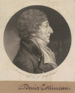 Dennis Nicholas Cottineau af Charles B. J. Févret de Saint Mémin