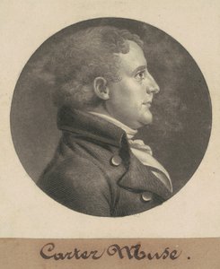 Edward Carter af Charles B. J. Févret de Saint Mémin