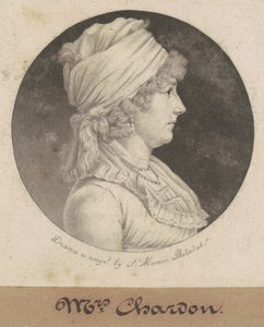 Eleanor Rawle Chardon af Charles B. J. Févret de Saint Mémin