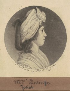 Eliza Susan Morton Quincy af Charles B. J. Févret de Saint Mémin
