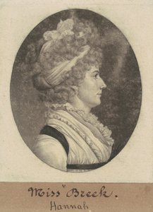 Hannah Breck af Charles B. J. Févret de Saint Mémin