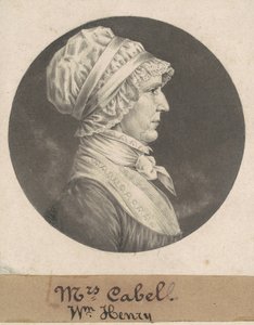 Hannah Carrington Cabell af Charles B. J. Févret de Saint Mémin