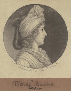 Helena Bache af Charles B. J. Févret de Saint Mémin