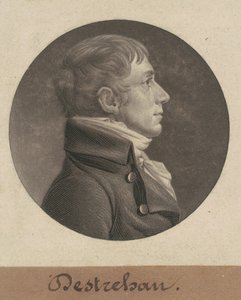 Jean Noel Destrehan af Charles B. J. Févret de Saint Mémin