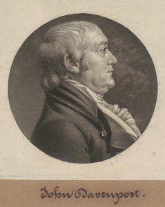 John Davenport af Charles B. J. Févret de Saint Mémin