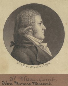 John Navarre Macomb af Charles B. J. Févret de Saint Mémin