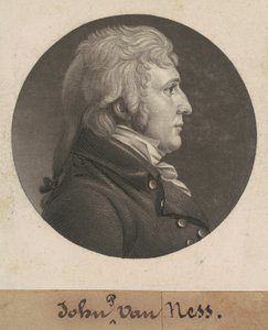 John Peter Van Ness af Charles B. J. Févret de Saint Mémin