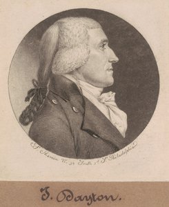 Jonathan Dayton af Charles B. J. Févret de Saint Mémin