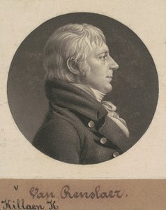 Kiliaen Kiliaen Van Rensselaer af Charles B. J. Févret de Saint Mémin