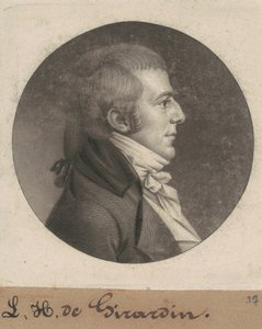 Louis Hue Girardin af Charles B. J. Févret de Saint Mémin