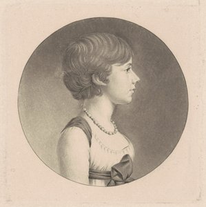 Louisa DuPonceau af Charles B. J. Févret de Saint Mémin