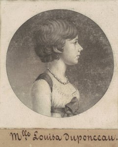 Louisa DuPonceau af Charles B. J. Févret de Saint Mémin