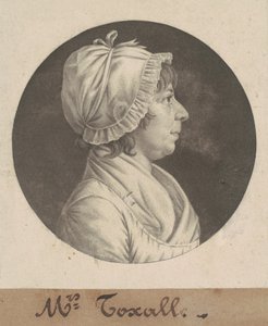 Margaret Smith Foxall af Charles B. J. Févret de Saint Mémin