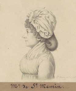 Marie-Victoire Févret af Saint-Mémin af Charles B. J. Févret de Saint Mémin