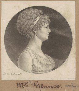 Mary Ann Smith Gilmor af Charles B. J. Févret de Saint Mémin
