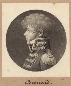 Michel Angelique Brouard af Charles B. J. Févret de Saint Mémin