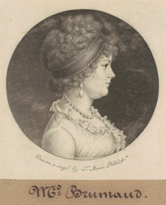 Fru Brumaud af Charles B. J. Févret de Saint Mémin