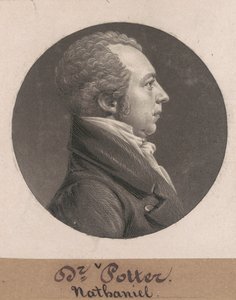 Nathaniel Potter af Charles B. J. Févret de Saint Mémin
