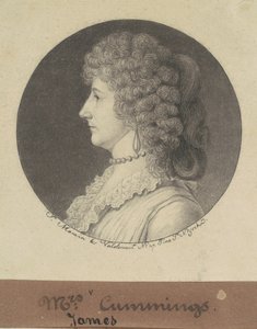 Phoebe Harisson Cuming af Charles B. J. Févret de Saint Mémin