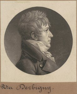 Pierre Auguste Charles Bourguignon Derbigny af Charles B. J. Févret de Saint Mémin