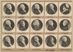 Saint-Mémin samling af portrætter, gruppe 11 af Charles B. J. Févret de Saint Mémin