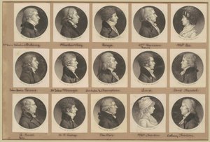 Saint-Mémin samling af portrætter, gruppe 15 af Charles B. J. Févret de Saint Mémin