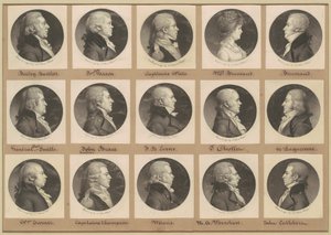 Saint-Mémin samling af portrætter, gruppe 16 af Charles B. J. Févret de Saint Mémin