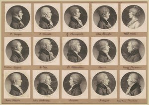 Saint-Mémin samling af portrætter, gruppe 21 af Charles B. J. Févret de Saint Mémin