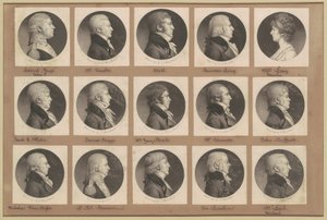 Saint-Mémin samling af portrætter, gruppe 23 af Charles B. J. Févret de Saint Mémin