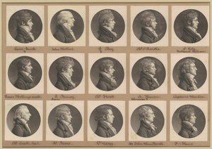Saint-Mémin samling af portrætter, gruppe 28 af Charles B. J. Févret de Saint Mémin
