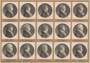 Saint-Mémin samling af portrætter, gruppe 29 af Charles B. J. Févret de Saint Mémin