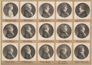 Saint-Mémin samling af portrætter, gruppe 30 af Charles B. J. Févret de Saint Mémin