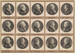 Saint-Mémin samling af portrætter, gruppe 32 af Charles B. J. Févret de Saint Mémin