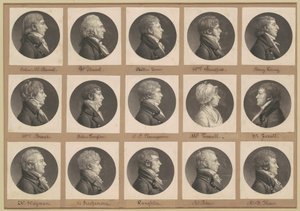 Saint-Mémin samling af portrætter, gruppe 35 af Charles B. J. Févret de Saint Mémin