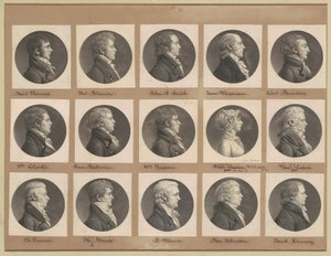 Saint-Mémin samling af portrætter, gruppe 38 af Charles B. J. Févret de Saint Mémin