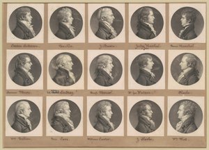 Saint-Mémin samling af portrætter, gruppe 40 af Charles B. J. Févret de Saint Mémin