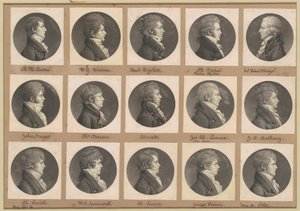 Saint-Mémin samling af portrætter, gruppe 41 af Charles B. J. Févret de Saint Mémin