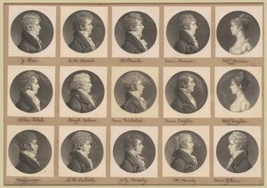 Saint-Mémin samling af portrætter, gruppe 42 af Charles B. J. Févret de Saint Mémin