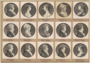 Saint-Mémin samling af portrætter, gruppe 44 af Charles B. J. Févret de Saint Mémin