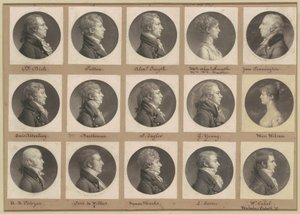 Saint-Mémin samling af portrætter, gruppe 49 af Charles B. J. Févret de Saint Mémin