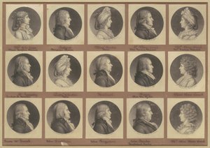 Saint-Mémin samling af portrætter, gruppe 4 af Charles B. J. Févret de Saint Mémin
