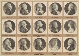 Saint-Mémin samling af portrætter, gruppe 7 af Charles B. J. Févret de Saint Mémin