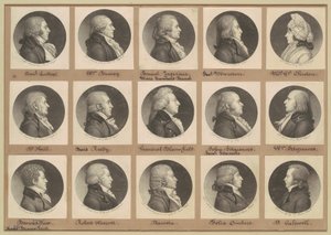 Saint-Mémin samling af portrætter, gruppe 8 af Charles B. J. Févret de Saint Mémin