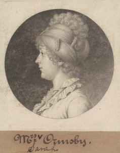 Sarah Mahon Ormsby af Charles B. J. Févret de Saint Mémin