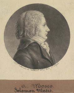 Salomon Moses af Charles B. J. Févret de Saint Mémin