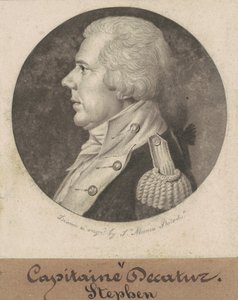 Stephen Decatur, Sr. af Charles B. J. Févret de Saint Mémin