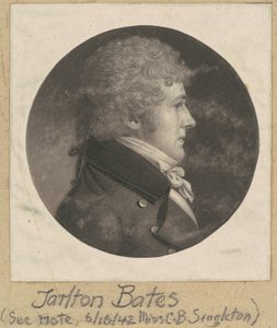 Tarlton Bates af Charles B. J. Févret de Saint Mémin