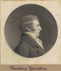 Theodore Gourdin af Charles B. J. Févret de Saint Mémin